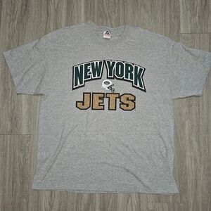 Vintage 90s New York Jets NFL T-Shirt Men’s XXL Boxy Fit Green Football AAA Tag